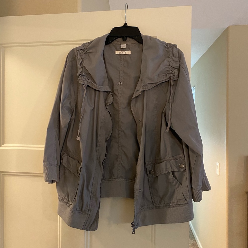 Loft XL cropped sleeve jacket